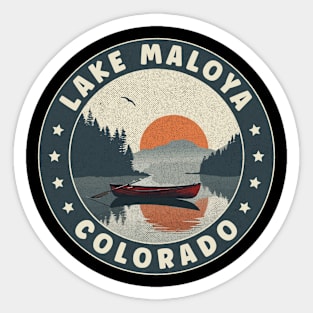 Lake Maloya Colorado Sunset Sticker